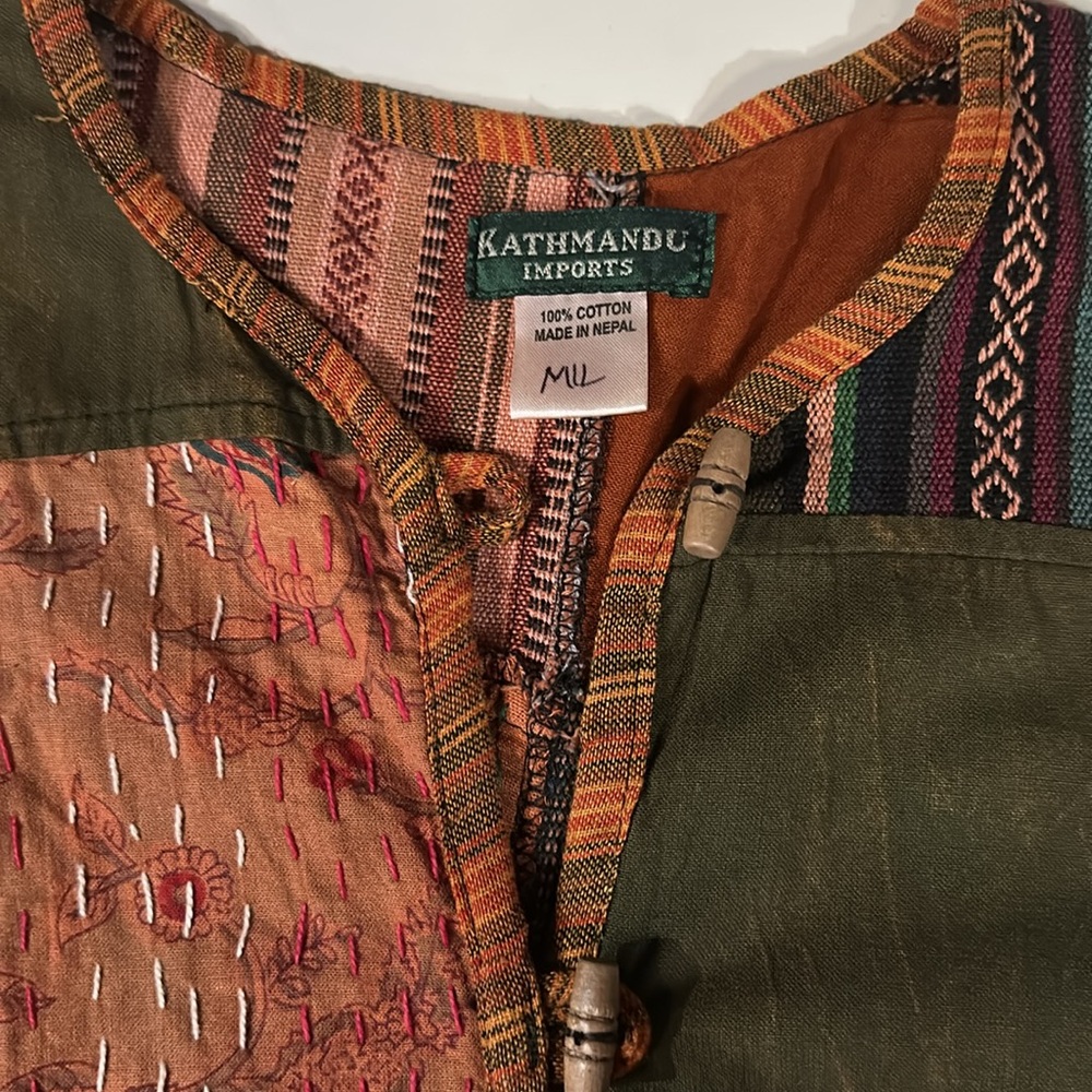Nwot Kantha Patchwork Jacket - image 2